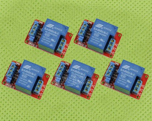 5pcs 5v 30a 1-channel relay module with optocoupler h/l level triger for arduino for sale