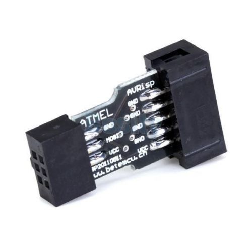 10 Pin to 6 Pin ISP Adapter for AVRISP USBasp STK500