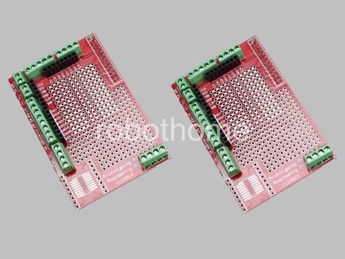 2pcs expansion board prototype shield stable for raspberry pi for sale