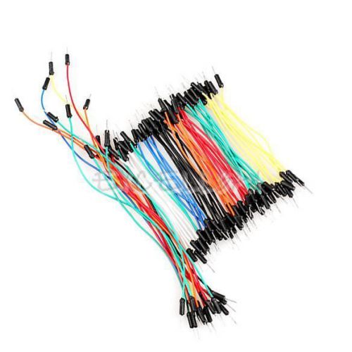 65pcs male to male solderless breadboard jumper cable wires for arduino new e0xc for sale