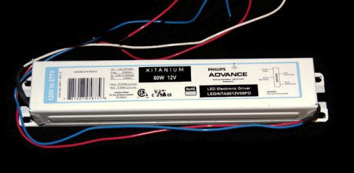 Philips advance xitanium 120~277 led120a0012v50fo 60w 12v led electronic driver for sale