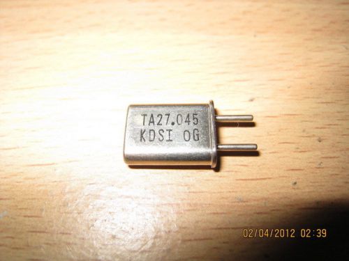 1 x ta27.045mhz ta27.045 mhz crystal oscillator hc-49u new kds japan for sale
