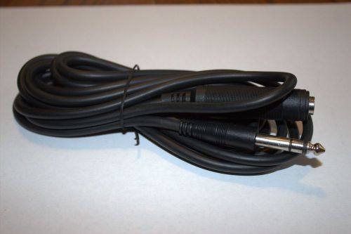10 Foot  1/4in Stereo Male to Female Cable #203152 *SHIPS FROM USA*