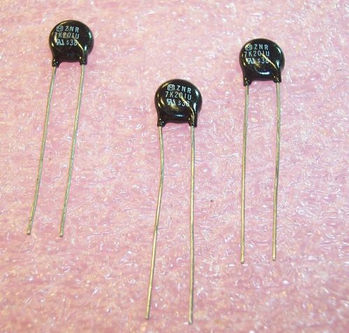 20 pcs ERZV07D201U PANASONIC 7mm METAL OXIDE VARISTOR 200V ZNR7K201U