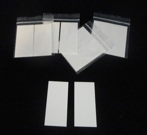 LOT OF TWO (2) HIGH PURITY ALUMINA CERAMIC SUBSTRATES TILES STRIPS