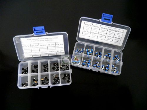 20value Variable Resistor Trim Pot Trimming Potentiometer 100pcs Box kit 11