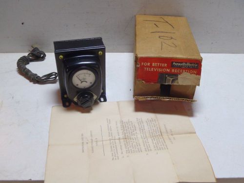 Vintage Acme Electronic Variable Voltage Adjustor Better TV Reception w/ Box