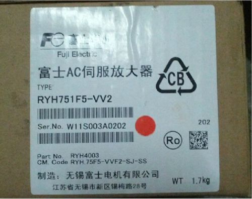 0.75KW 750W Fu-jiServo Drive RYH751F5-VV2 Servo Amplifier 3 Phase 200V Original