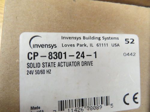 New invensys  solid state actuator drive cp-8301-24-1 -24v/50/60 for sale