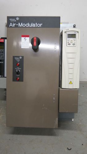 Johnson controls 10 hp variable frequency drive and control cabinet for sale