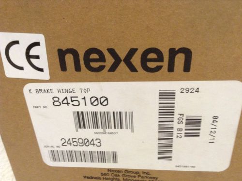 Nexen K*Brake Hinge Top Diaphragm Brake Assembly P/N 845100 Port 0.125&#034; NPT
