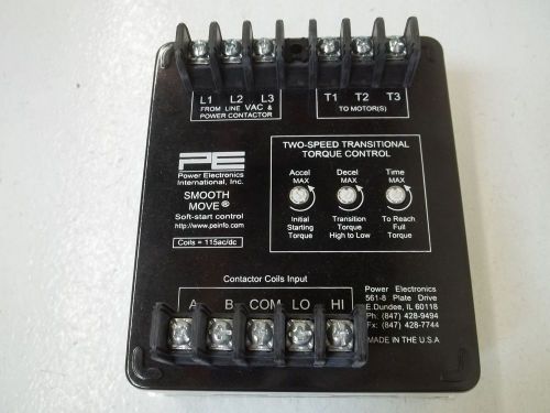 POWER ELECTRONICS INTERNATIONAL INC. SM5A2L TWO-SPEED CONTROL*USED*