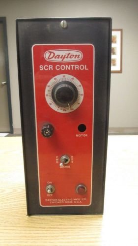 Dayton Electric SCR speed Control 2M171C DC motor controller R#0138