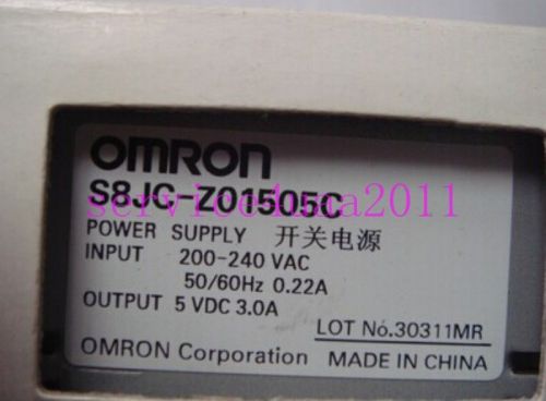OMRON S8JC-Z01505C switching power supply 2 month warranty