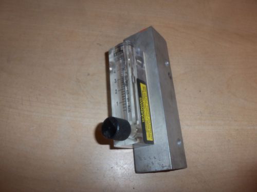 King instrument 0-4 scfm-air-stp flow meter with bracket for sale