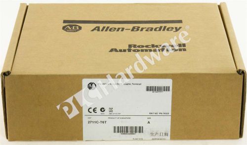 New Allen Bradley 2711C-T6T /A PanelView Color/Touch/DH485/DF1/RS485/Enet