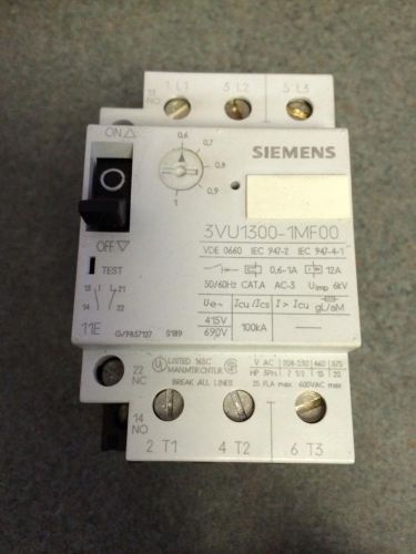 Nnb siemens 3vu1300-1mf00 circuit breaker for sale