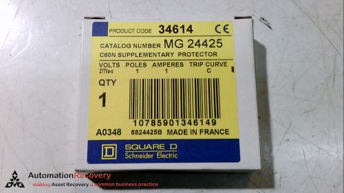 SCHNEIDER ELECTRIC MG24425 SERIES 1A TYPE C, CIRCUIT BREAKER, NEW