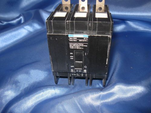Siemens Circuit Breaker (BQD320) 3 Pole  277 VAC  20 AMPS, Used
