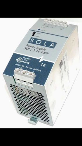 SOLA HEAVY DUTY SDN 5-24-100P POWER SUPPLY - DIN-RAIL