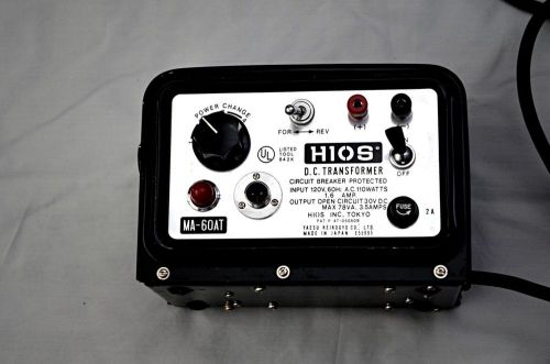 HIOS MA-60AT DC Power Supply REDUCED PRICE 3A   Sold As Is