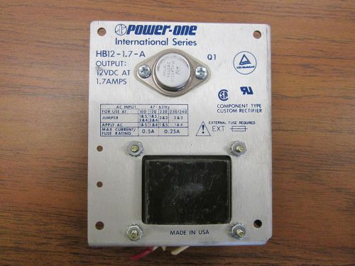 POWER-ONE HB12-1.7-A  POWER SUPPLY