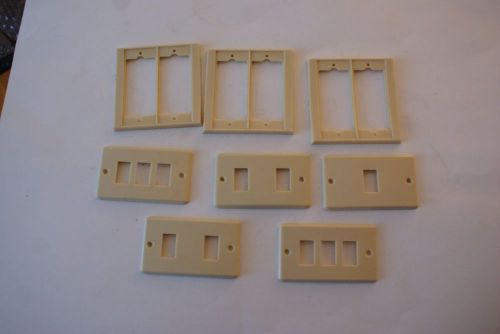 GE Low Voltage Switch Plates - Lot of 8 - Good Condition -USED -Rare