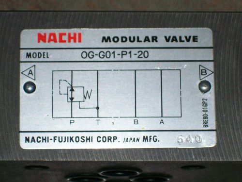 NACHI Modular Valve OG-G01-P1-20