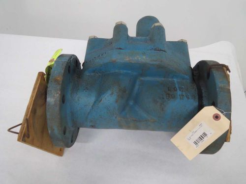 Dow lined pneumatic 150 steel flanged 4 in diaphragm valve b343788 for sale