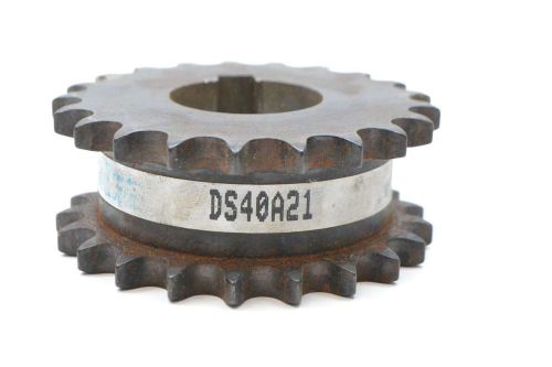 NEW MARTIN DS40A21 1-7/16IN BORE DOUBLE ROW CHAIN SPROCKET D405055