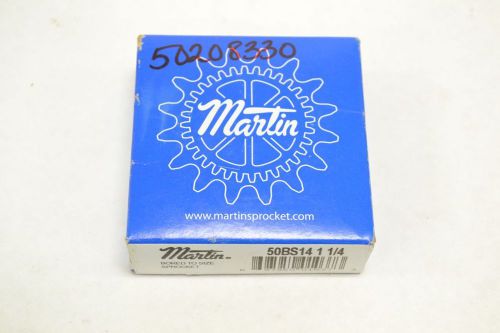 MARTIN 50BS14 1-1/4 GEAR B-HUB 14TEETH ROLLER CHAIN 1-1/4IN SPROCKET B258682