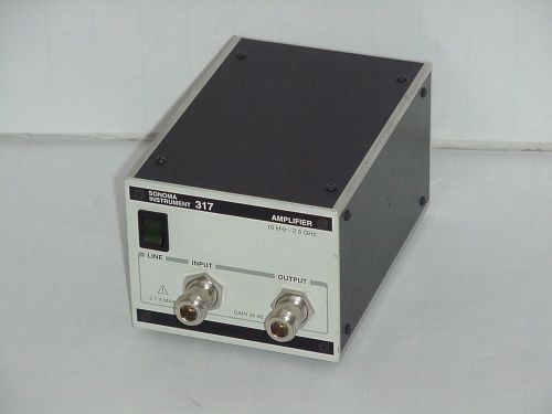 Sonoma Instrument 317 Broadband Amplifier 10 Khz - 2.5 GHz , High Gain 38 dB