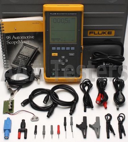 Fluke 98 Automotive Scopemeter 300V Handheld Dual Channel Multimeter