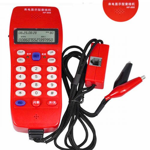Nf-866 cable auto detection tester for telephone telecommunication check dtmf id for sale