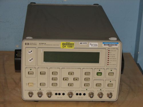 HP 3784A  115V Digital Transmission Analyzer (No Handle) W/ Opt H18