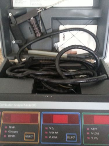 Bacharach Combustion Analyzer Model 300 in Hard Carry Case