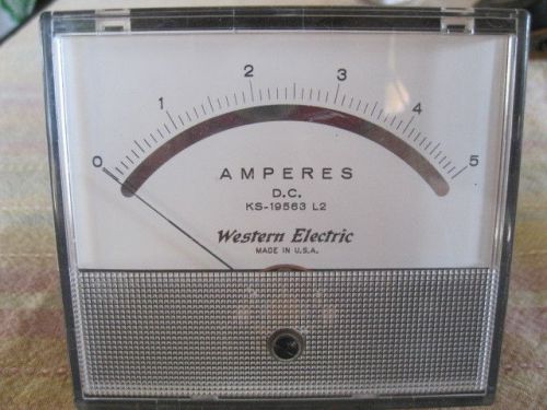 Western Electric DC Ammeter