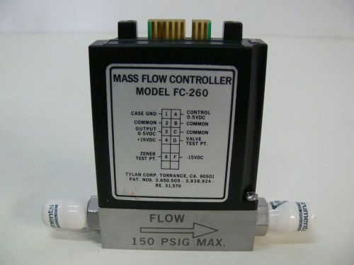 Tylan unit fc-260  n2 gas 150 psig max.  mass flow controller for sale