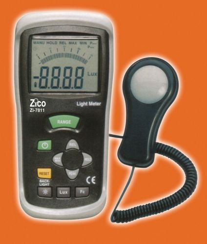 ZICO ZI-7811 Digital Light Meter - LUX / FC - 400K USB output vs LT300