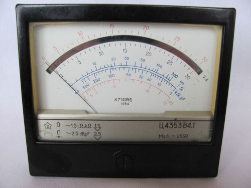 Vintage 1984 Russian USSR Part from Multimeter Voltmeter
