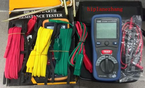 Digital earth ground resistance meter tester &amp; dc ac voltage measure dt-5300b for sale