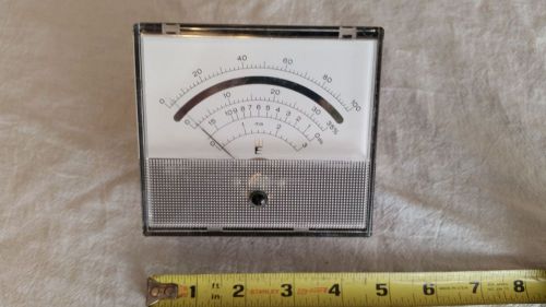 Antique Weston Panel Meter 1941T Temperature Meter Steampunk
