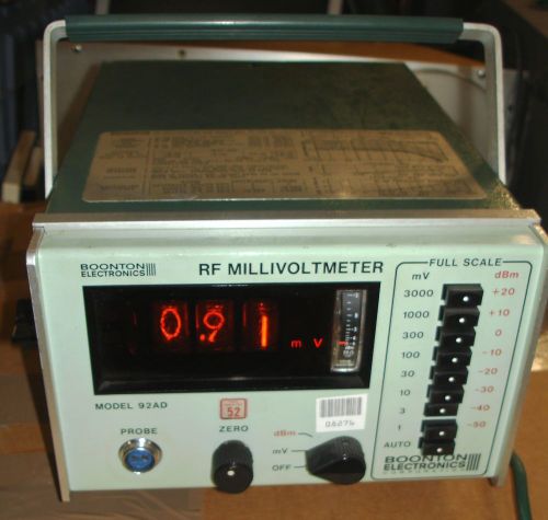 Boonton model 92AD RF Millivoltmeter power meter for ham radio