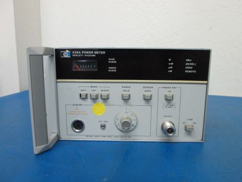 Hewlett packard 436a w/ option 002 power meter - for parts or repair for sale