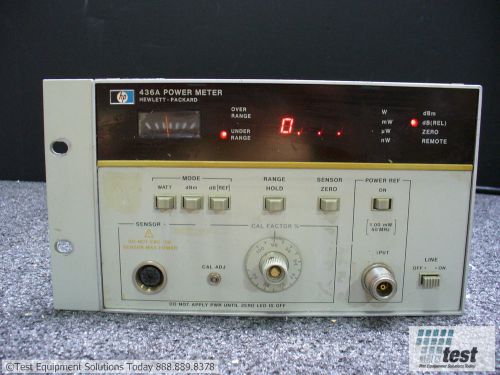 Agilent hp 436a power meter w/ 022  id #24246 test for sale