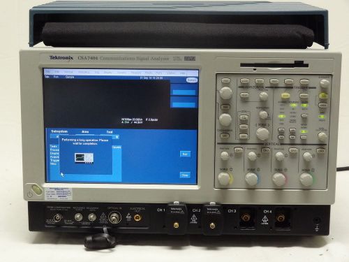 Tektronix csa7404  digital oscilloscope/communications signal analyzer 4ch 4ghz for sale