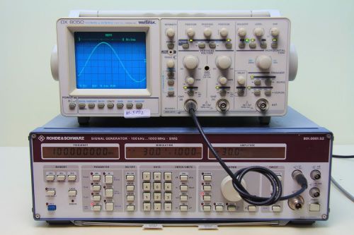 Metrix ox 8050 100ms/s 60mhz digital/analog oscilloscope(#m-5002/ n140843yfh) for sale