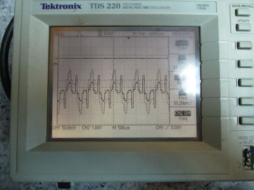 Tektronix TDS 220 TDS220  2 Channel  Digital Oscilloscope AS-IS