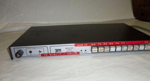 3M Bridging Video Switcher Model 101 - 10 Channel from Working TV Studio
