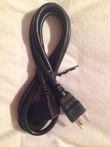 SHEE LINE E99157 GROUNDED 6 FT BLACK POWER CORD SUPPLY